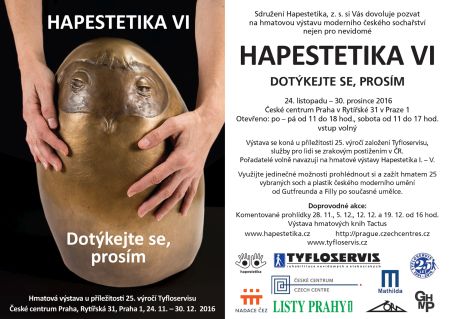 Grafick pozvnka na vstavu Hapestetika