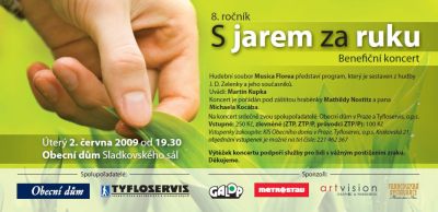 grafick verze pozvnky na koncert