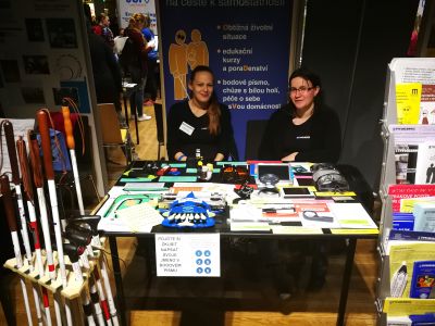 Stnek Tyfloservisu na NGO Marketu