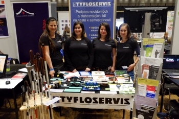 Stnek Tyfloservisu na NGO Marketu
